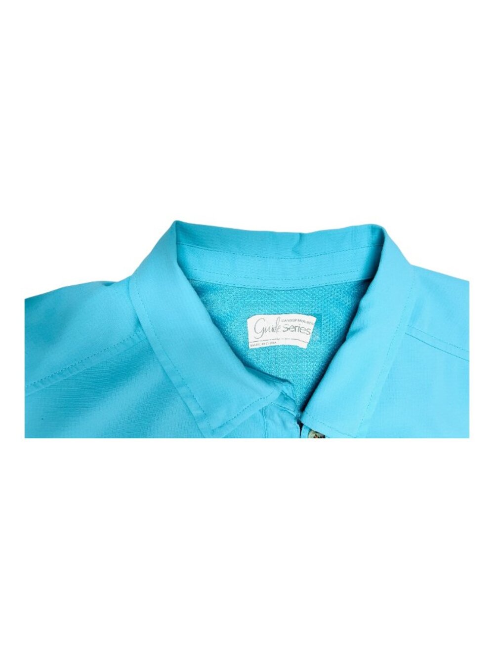 Gander Mountain Guide Series Womens Teal Short Sleeve Fishing Outdoor Shirt Sz M - Picture 5 of 6